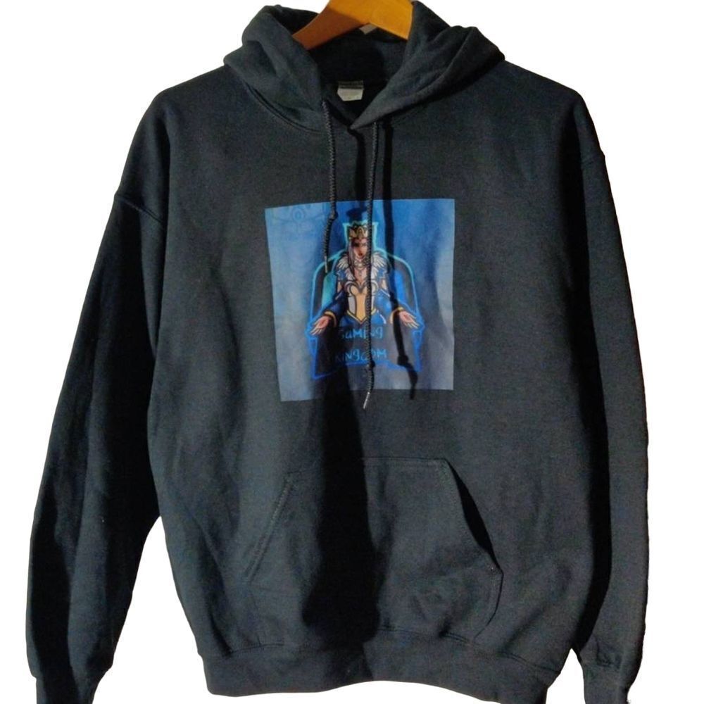 NWOT M Gaming Kingdom Black Hoodie - Gildan